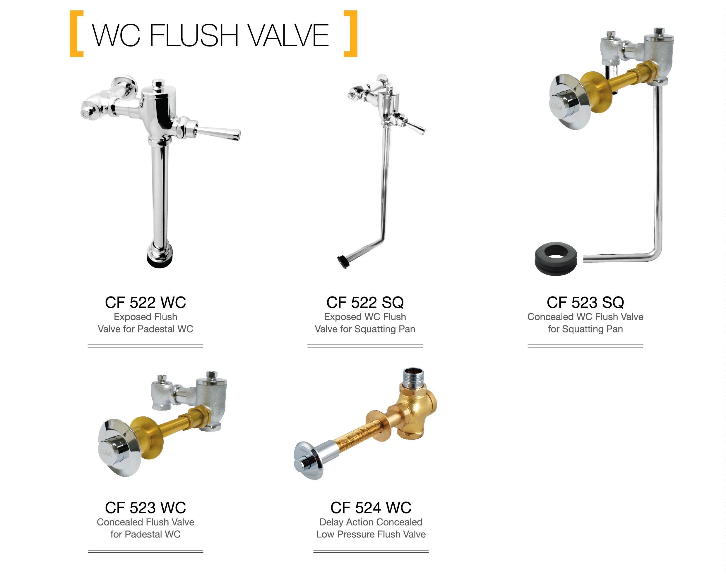 WC Flush Valve & Urinal Flush Valve